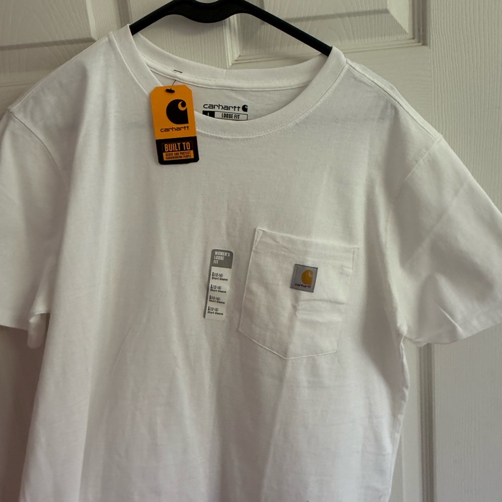 Carhartt Classic White Loose Fit Tee